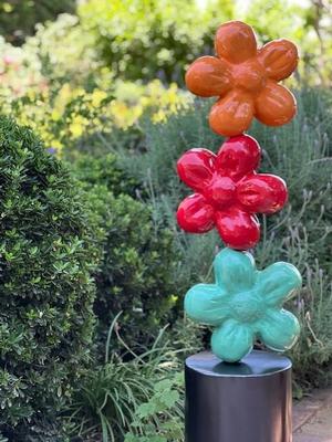 3 Stack Floral Totem