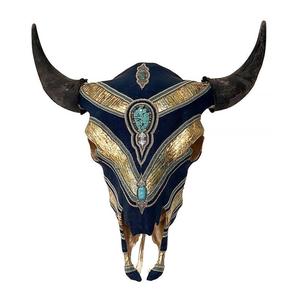 Turquoise Gold Leaf Buffalo