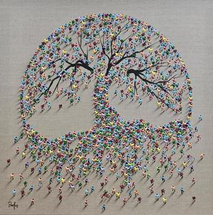 Francisco Bartus Tree of Life (Linen) II