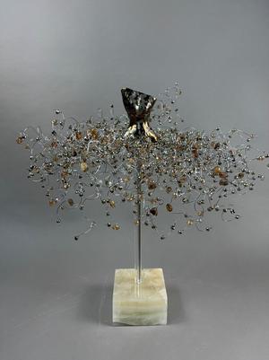 Gold High Fire Glaze Clay Torso