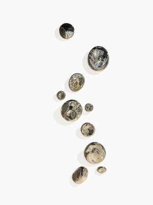 Mercury Drops - 10-piece wall sculpture