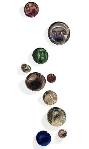 Mercury Drops - 10-piece wall sculpture