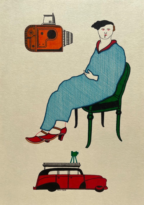 Untitled (green chair)