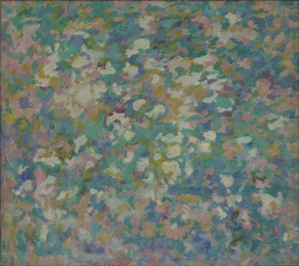 Beate Wheeler Untitled (BW-5284) Oil on canvas 1978 11 x 12 at David Richard Gallery - Beate Wheeler