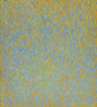 Beate Wheeler Untitled (BW-5328) Oil on canvas 1970 20 x 18 at David Richard Gallery - Beate Wheeler