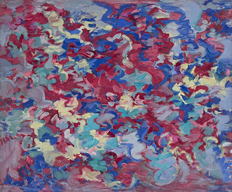 Beate Wheeler Untitled (BW-5334) Oil on canvas 1986 20 x 24 at David RIchard Gallery - Beate Wheeler