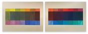 Siri  Berg Straight Line - Diptych Full Spectrum - SBE0808