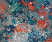 Beate Wheeler Untitled (BW-5208) Oil on canvas 1990s 24 x 30 at David RIchard Gallery