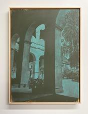 Jane Hambleton_ Afterimage_ Rome_ architectural painting on paper at Donna Seager Fine Arts in San Rafael in the San Francisco Bay Area