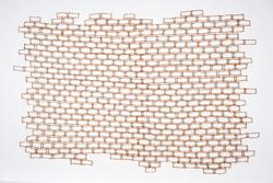 Lisa  Kokin Lisa Kokin Wall a conceptual thread and shredded money artwork at Seager Gray Gallery in Mill Valley CA in the San Francisco Bay Area