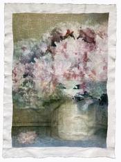 Michele  Landel Michele Landel_The Weight of Looking_ Textile photographic art at Donna Seager Fine Arts in San Rafael in the San Francisco Bay Area