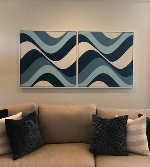 Making Waves Diptych Commission