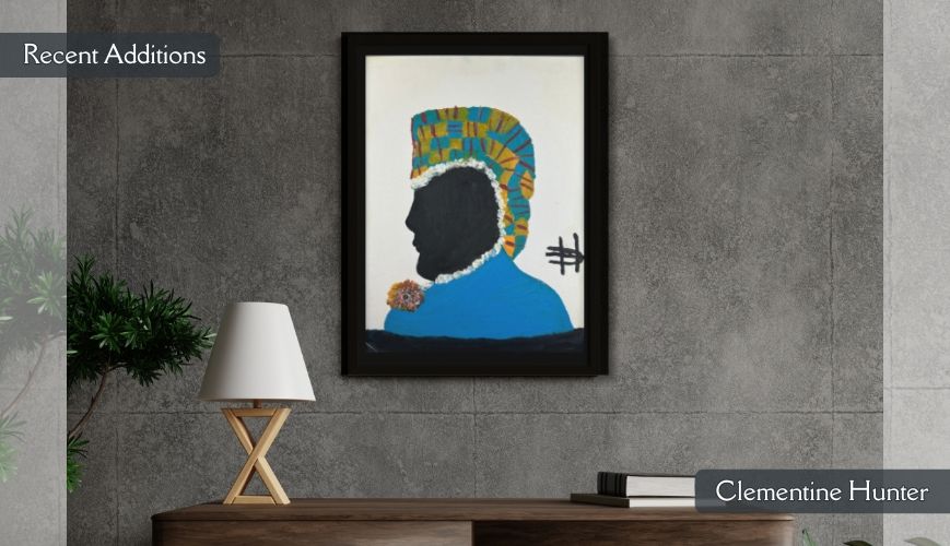 African Headdress by Clementine Hunter