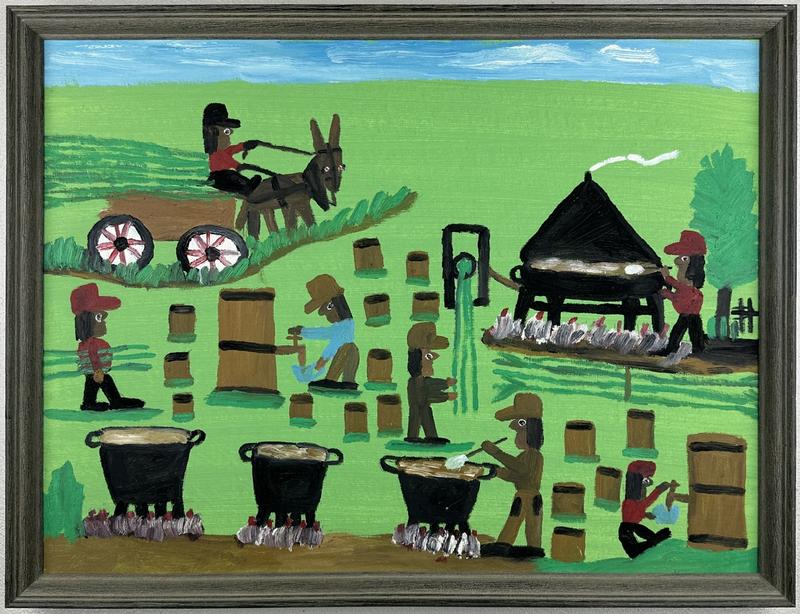 Clementine Hunter - Syrup Making