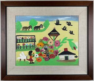 Uncle Tom in the Garden