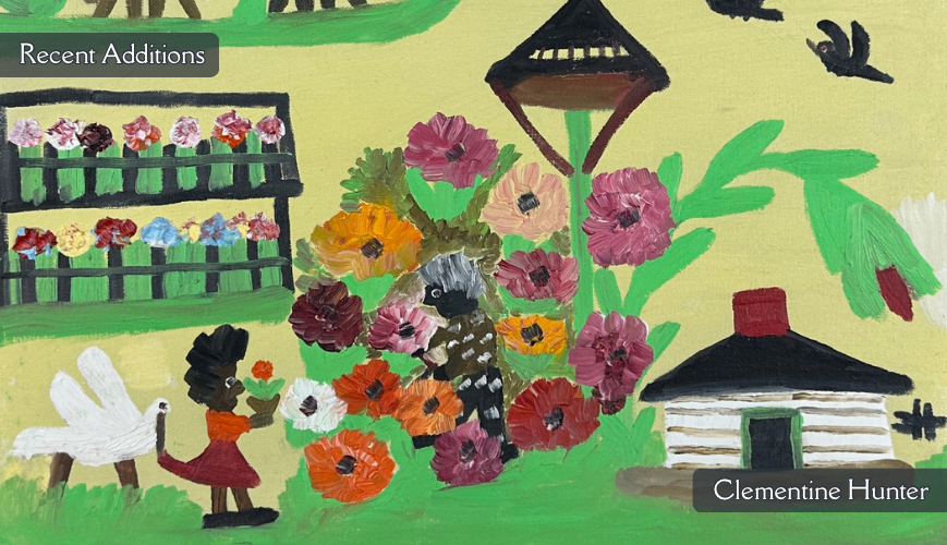 Uncle Tom in the Garden by Clementine Hunter