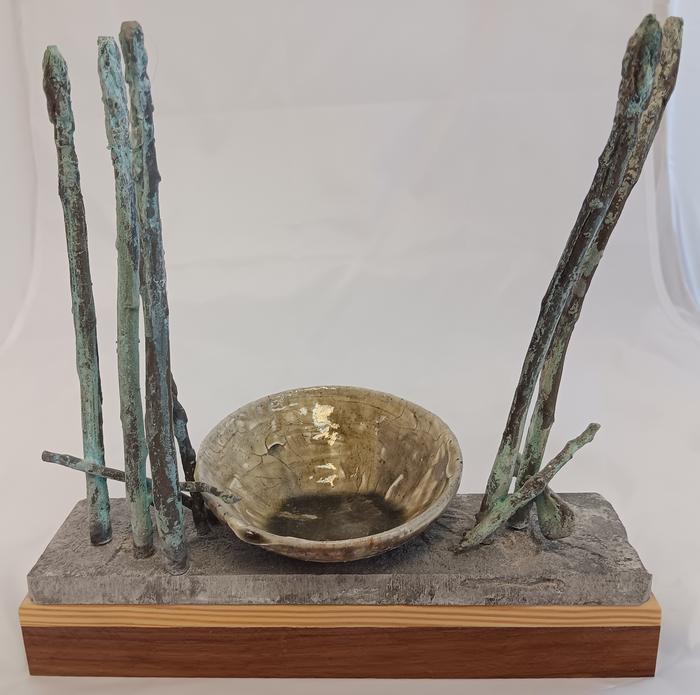 Asparagus Water Bowl - W. Lowell Baker