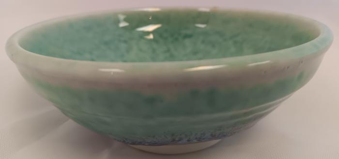 5229-Blue_Gray_ Turquoise Bowl - Cheryl Hoagland