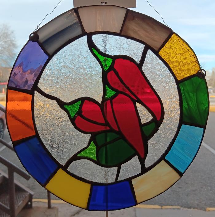 Red and Green Chile Round - Janice Trujillo