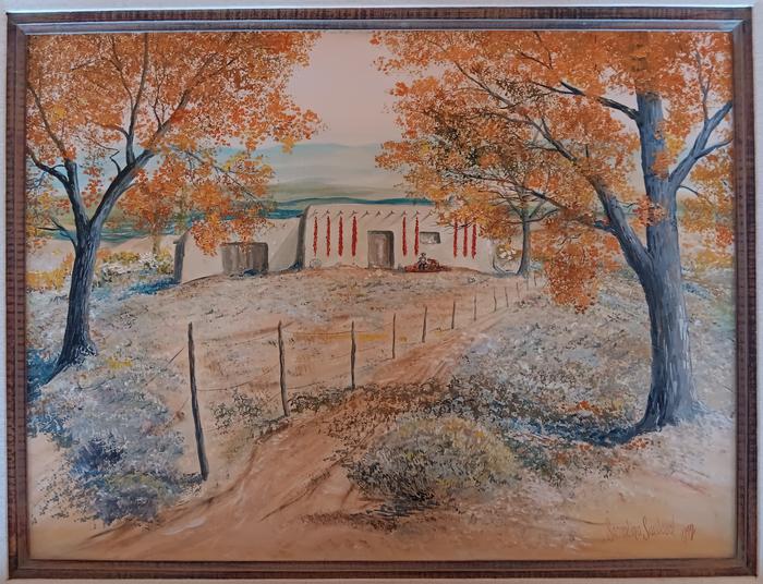 House in Fall - Secundino Sandoval