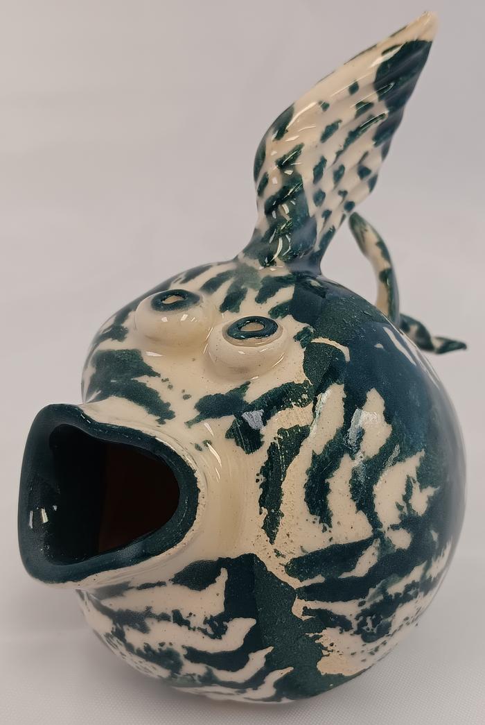 5273 Cobalt Blue Swirl Pattern Fish - Cheryl Hoagland