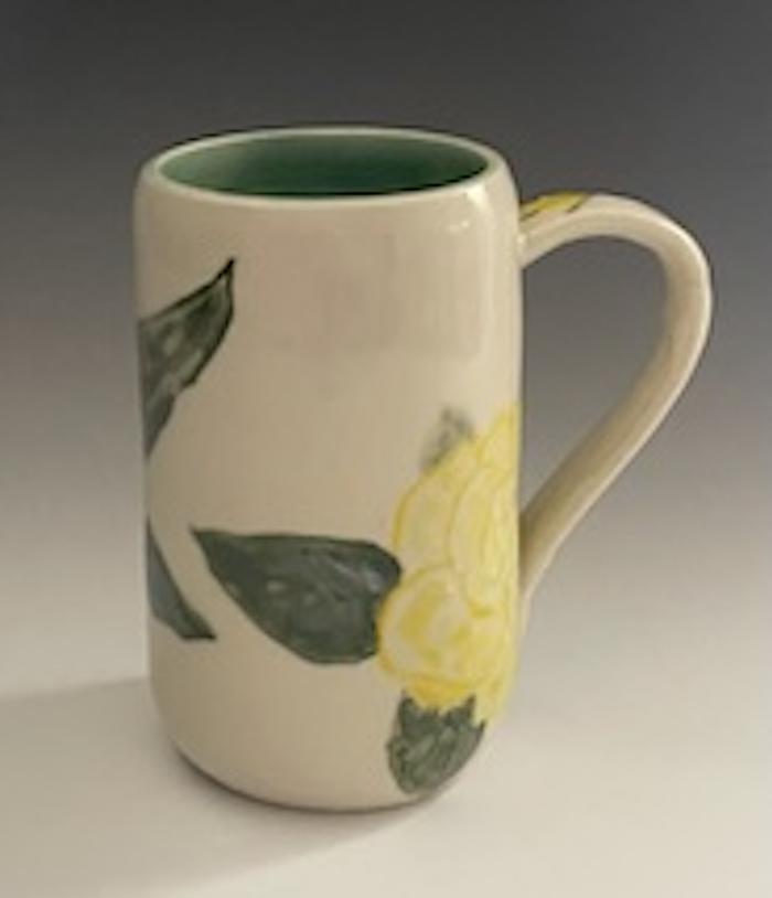 Yellow Rose Mug - Lisa McEneaney