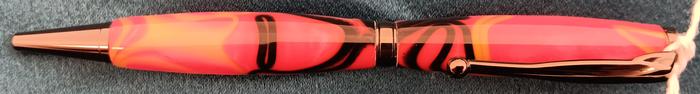 Red Black_ Gunmetal Pen - Tom Petersen
