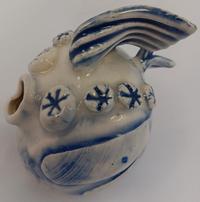 Cheryl Hoagland 5206-Fish_ Star Eyes_ Erosion Fins-Blue