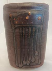 W. Lowell Baker Flattened Cylinder - Maroon