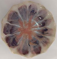 Tamara Massong 4-16-25-08 Fluted - Shades of Purple_ Sm Bowl