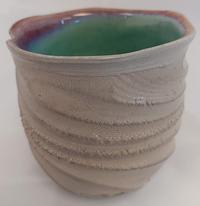 Cheryl Hoagland 5140-Gray Bowl w_Turquoise