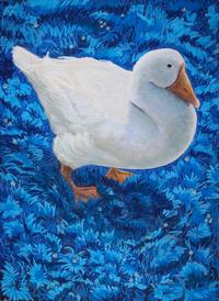 Jenna R Garcia Goose in Blue Grass