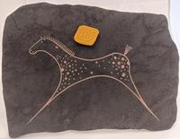 Ron White O26L-Lg Ritual Horse 3D Yellow