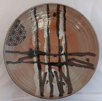 W. Lowell Baker Shino Plate - Peach