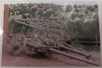 Jeanne Bowles Greeting Card Golondrinas Cart