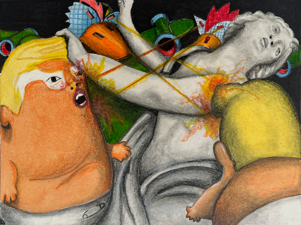 Two of Trump’s MAGA Boys Thought they could touch her you know what…They were wrong!! - Michael  Dwyer