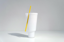 Cup _ Straw Series_ Yellow Straw