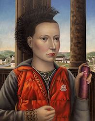 Young Woman with Mowhawk