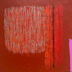 Jonathan Sobol _1068 Red_ Grey and Violet
