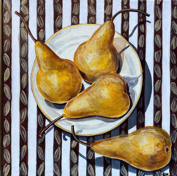 Patterned Pears - Gillian Haig