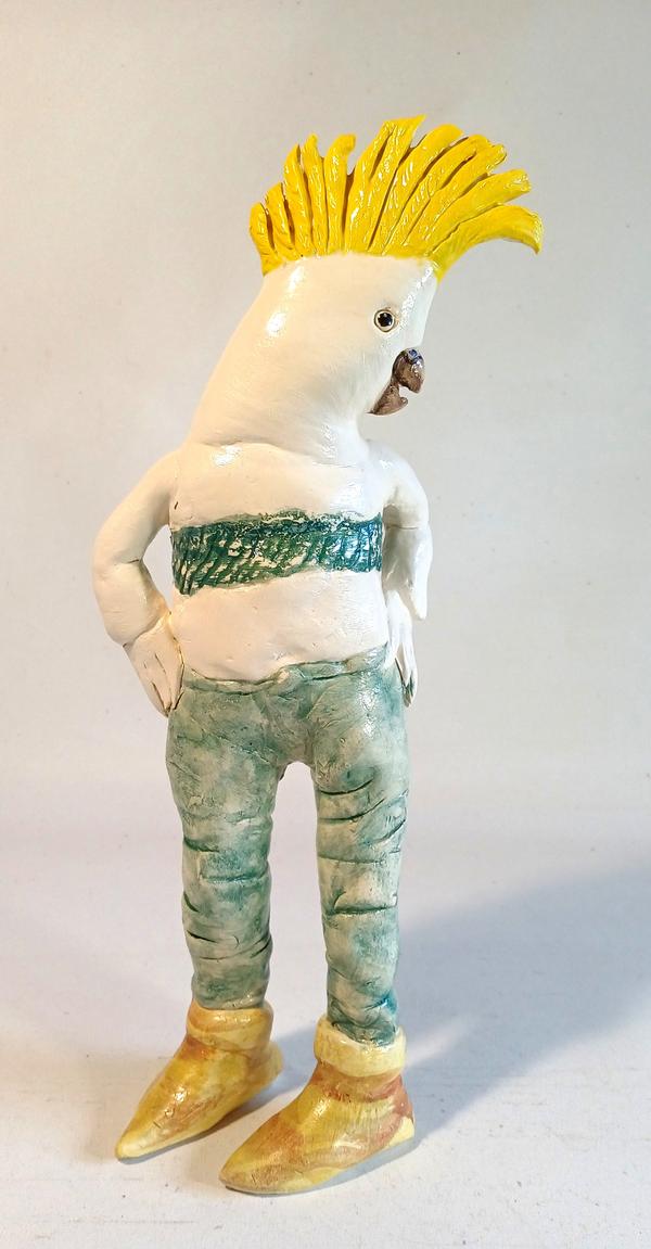 Cockatoo in Green Pants - Sally Hook