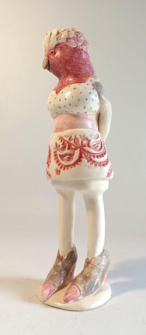 Galah in Grey Boots - Sally Hook