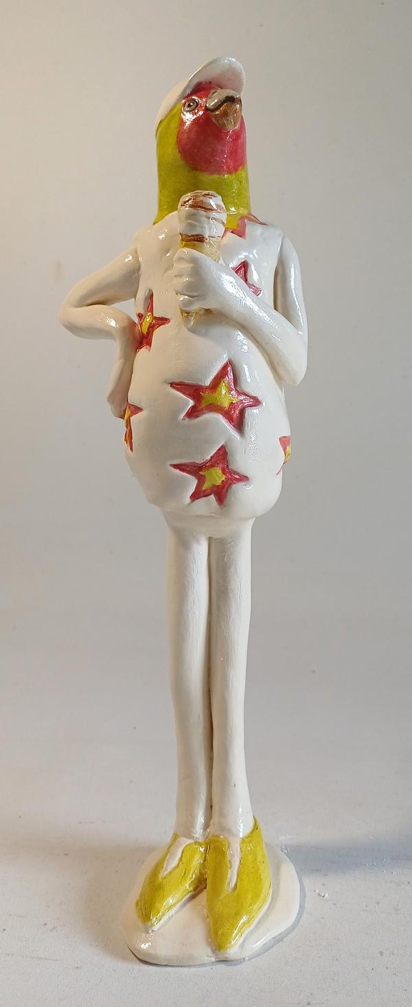 Little Lorikeet Eating an Ice Cream - Sally Hook