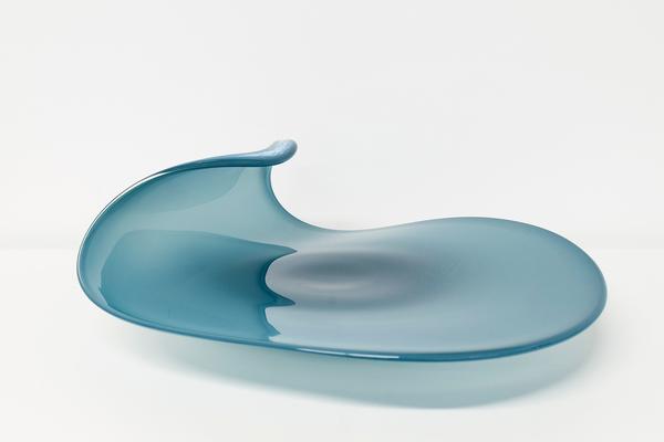 Teal Wave Platter - Llewelyn Ash