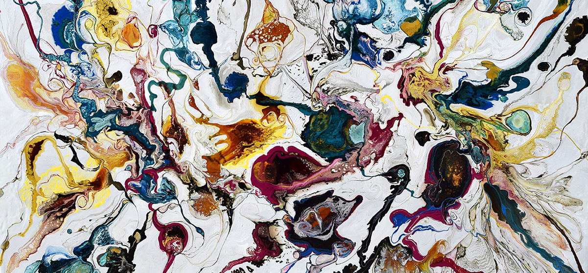 Abstract Group Show<br>Featuring Nat Barnes, Fiona Chandler, Miertje Skidmore, Greg Mallyon<br> Manyung Gallery Mount Eliza<br> 4 October - 31 October, 2025