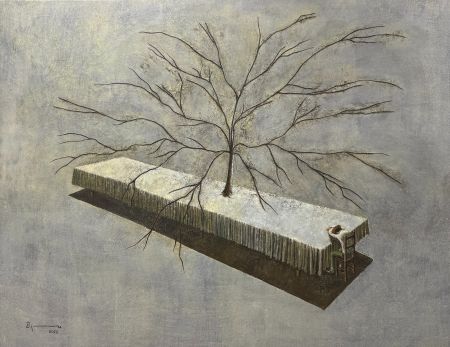 Paisaje desde mi mesa - Agustin Bejarano