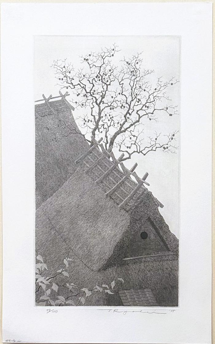 Ryohei Tanaka - _190 Persimmons and Roof No.2