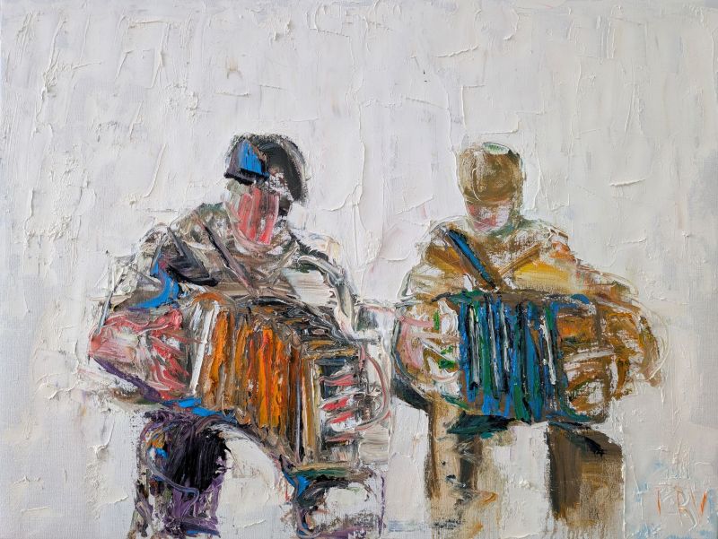 J B Vallely - Two Box Players