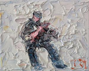 J B Vallely Flute Player