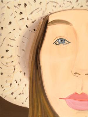 Alex Katz Straw Hat 2